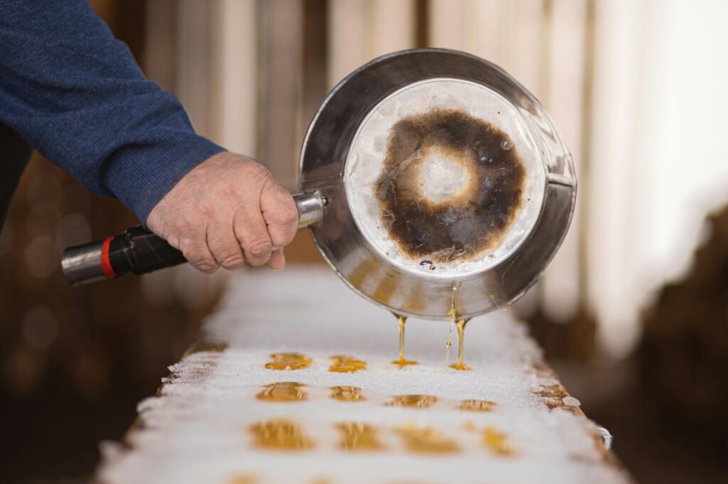 maple syrup frypan